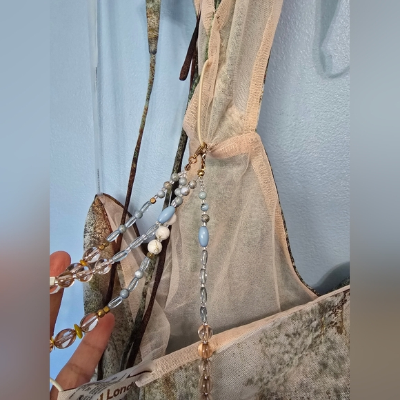 Jaded London Vida Backless Maxi Dress With Shell Trim in Marine XS - Picture 4 of 12